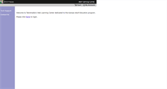 Desktop Screenshot of kansas.e-learning.com