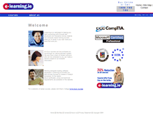 Tablet Screenshot of e-learning.ie